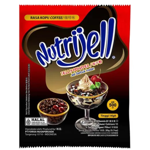 Nutrijell Jeli Serbuk Instan Kopi 20 g