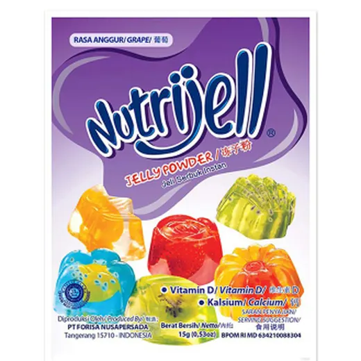 Nutrijell Jeli Serbuk Instan Anggur 15 g