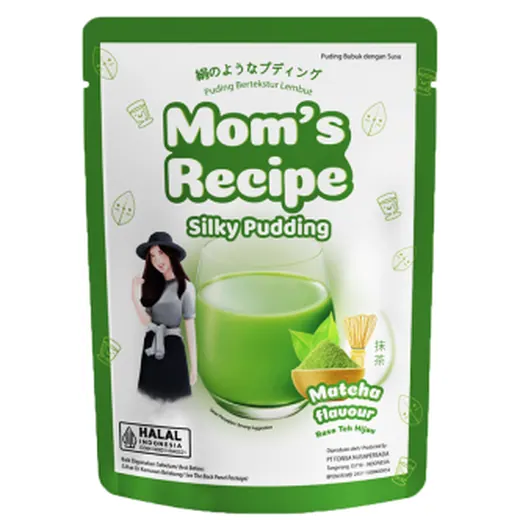Mom's Recipe Silky Pudding Instan Matcha 100 g