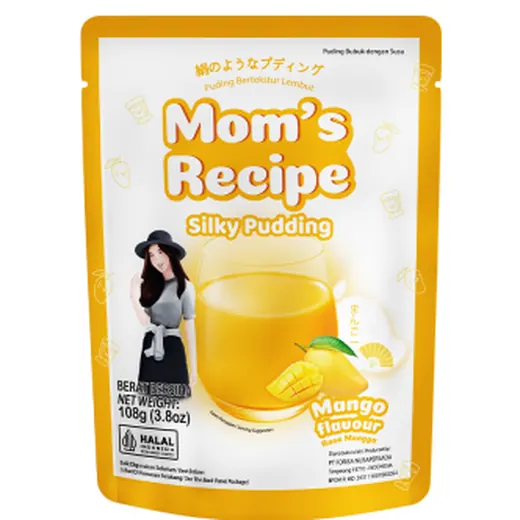 Mom's Recipe Silky Pudding Instan Mangga 108 g