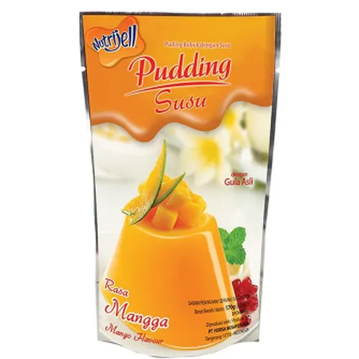 Nutrijell Puding Instan Susu Rasa Mangga Pouch 170 g