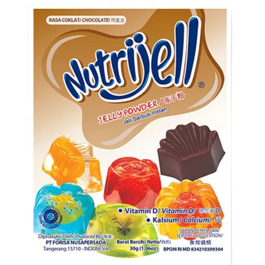 Nutrijell Jeli Serbuk Instan Coklat 30 g