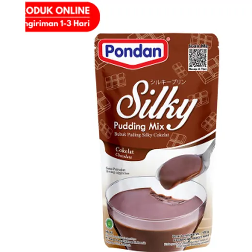 Pondan Puding Mix Silky Cokelat 100 g